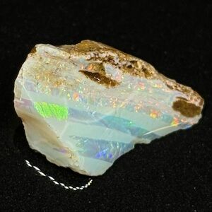 Very Colorful Zebra Striped Lambina Opal Specimen With Multicolored Bars